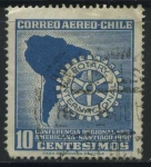 Stamps Chile -  Scott C221 - Conf. Regional Sudamericana Rotary