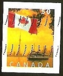 Stamps Canada -  BANDERA - BARCO