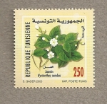 Stamps Tunisia -  Jazmín