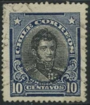 Stamps Chile -  Scott 116 - Bernardo O'Higgins