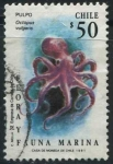 Stamps Chile -  Scott 967a - Vida marina