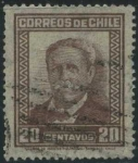 Sellos de America - Chile -  Scott 181 - Manuel Bulnes