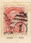 Stamps Canada -  Reina Victoria Ed 1868