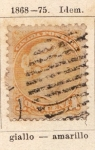 Stamps : America : Canada :  Reina Victoria Ed 1868