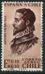 Stamps Chile -  Scott CB1 - España a Chile
