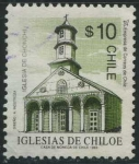 Stamps Chile -  Scott 1053 - Iglesias de Chiloe