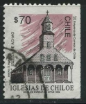 Sellos de America - Chile -  Scott 1036 - Iglesias de Chiloe
