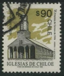 Stamps Chile -  Scott 1059 - Iglesias de Chiloe
