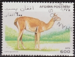 Stamps Asia - Afghanistan -  Afganistan 1997 Scott 1392 Sello º Fauna Lama Guanicoe 600AFS Afghan Poste
