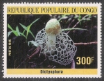 Stamps Republic of the Congo -  SETAS-HONGOS: 1.131.014,00-Dictyophora sp.