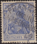Sellos de Europa - Alemania -  Alemania 1902 Scott 69 Sello º Alegoría Germania 5 Pfennig Deutsches Reich Allemagne Duitsland
