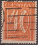 Stamps : Europe : Germany :  Alemania 1922 Scott 142 Sello º Cifras Numeros 40 Deutsches Reich Allemagne Germany Germania Deutsch
