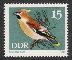 Stamps Germany -  AVES: 2.152.103,00-Bombycilia gamulus