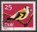 Sellos del Mundo : Europa : Alemania : AVES: 2.152.105,01-carduelis carduelis -Phil.157951-Y&T.1535-Mch.1838-Sc.1457