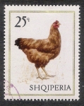 Stamps : Europe : Albania :  AVES: 2.101.153,00-Gallus gallus