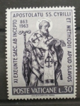 Stamps : Europe : Vatican_City :  XI CENTENARIO DEL APOSTOLADO DE SAN CIRILO Y SAN METODIO