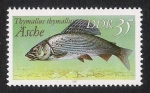 Stamps : Europe : Germany :  PECES: 3.152.054,00-Thymallus thymallus