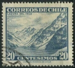 Stamps Chile -  Scott 329 - Laguna del Inca