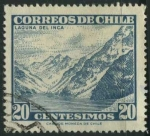 Sellos del Mundo : America : Chile : Scott 329 - Laguna del Inca