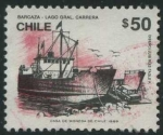 Stamps Chile -  S849 - Barcaza-Lago Gral. Carrera