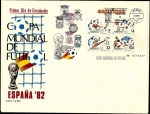 Sellos de Europa - Espa�a -  Copa Mundial de Fútbol España 82 HB sedes - SPD