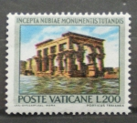Sellos de Europa - Vaticano -  SALVAGUARDA DE LOS MONUMENTOS DE NUBIA