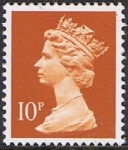 Stamps United Kingdom -  ISABEL II TIPO MACHIN 4/9/90