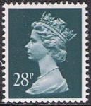 Stamps United Kingdom -  ISABEL II TIPO MACHIN 10/9/91