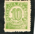 Stamps : Europe : Spain :  746-  Cifras. República Española.