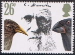 Stamps United Kingdom -  100º ANIVERSARIO DE LA MUERTE DE CHARLES DARWIN