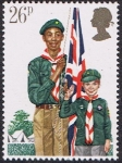 Stamps : Europe : United_Kingdom :  ORGANIZACIONES DE JÓVENES. SCOUT Y CACHORRO