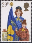 Stamps : Europe : United_Kingdom :  ORGANIZACIONES DE JÓVENES. EXPLORADORA Y BROWNIE