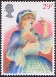 Stamps United Kingdom -  EUROPA. CANTANTE DE ÓPERA. 250 ANIV. DE LA MUERTE DE JOHN GAY