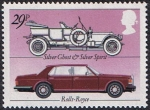 Stamps : Europe : United_Kingdom :  INDUSTRIA BRITÁNICA DEL AUTOMÓVIL. ROLLS-ROYCE: "SILVER GHOST" Y "SILVER SPIRIT"