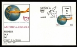 Stamps Spain -  América - España  UPAEP  transporte postal - SPD