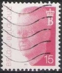 Stamps : Europe : Belgium :  Belgica 1992 Scott 1365 Sello º Rey Balduino 15Fr Belgique Belgium