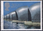 Stamps United Kingdom -  EUROPA. RELIZACIONES TÉCNICAS BRITÁNICAS. BARRERA ANTI INUNDACIONES EN EL TÁMESIS