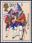 Stamps : Europe : United_Kingdom :  LA ARMADA BRITÁNICA. "THE ROYAL WELCH FUSILIERS"