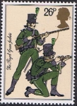 Stamps : Europe : United_Kingdom :  LA ARMADA BRITÁNICA. "THE ROYAL GREEN JACKETS"