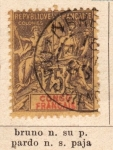 Stamps : Africa : Republic_of_the_Congo :  Posesion Francesa Ed. 1893