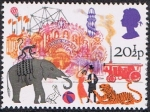 Stamps United Kingdom -  LAS FERIAS BRITÁNICAS. ATRACCIONES DE LAS PRIMERAS FERIAS
