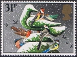Stamps United Kingdom -  NAVIDAD. PALOMA DE NAVIDAD