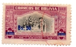 Stamps : America : Bolivia :  IV CENTENARIO FUNDACION DE LA PAZ-1548-1948