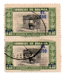 Stamps : America : Bolivia :  IV CENTENARIO FUNDACION DE LA PAZ-1548-1948