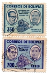 Stamps : America : Bolivia :  ENTREVISTA DE PRESIDENTES
