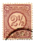 Sellos de Europa - Holanda -  1876-1894