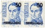 Stamps : America : Venezuela :  Simon Bolivar