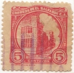 Stamps El Salvador -  Palacio de Policia