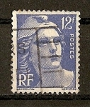 Stamps : Europe : France :  Marianne.- Tipografiado.