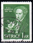 Stamps : Europe : Sweden :  Almqvist, Carl Jonas Love	